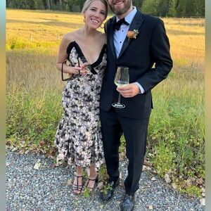 Mermaid cocktail dress.